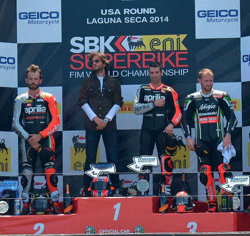 Laguna Seca: podio per Marco Melandri e Aprilia Racing