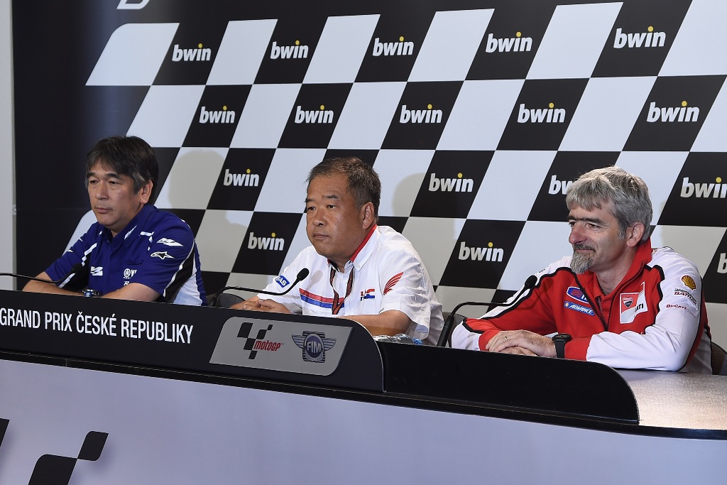 MotoGP Brno 2014: l'Ing Dall'Igna in conferenza stampa a Brno