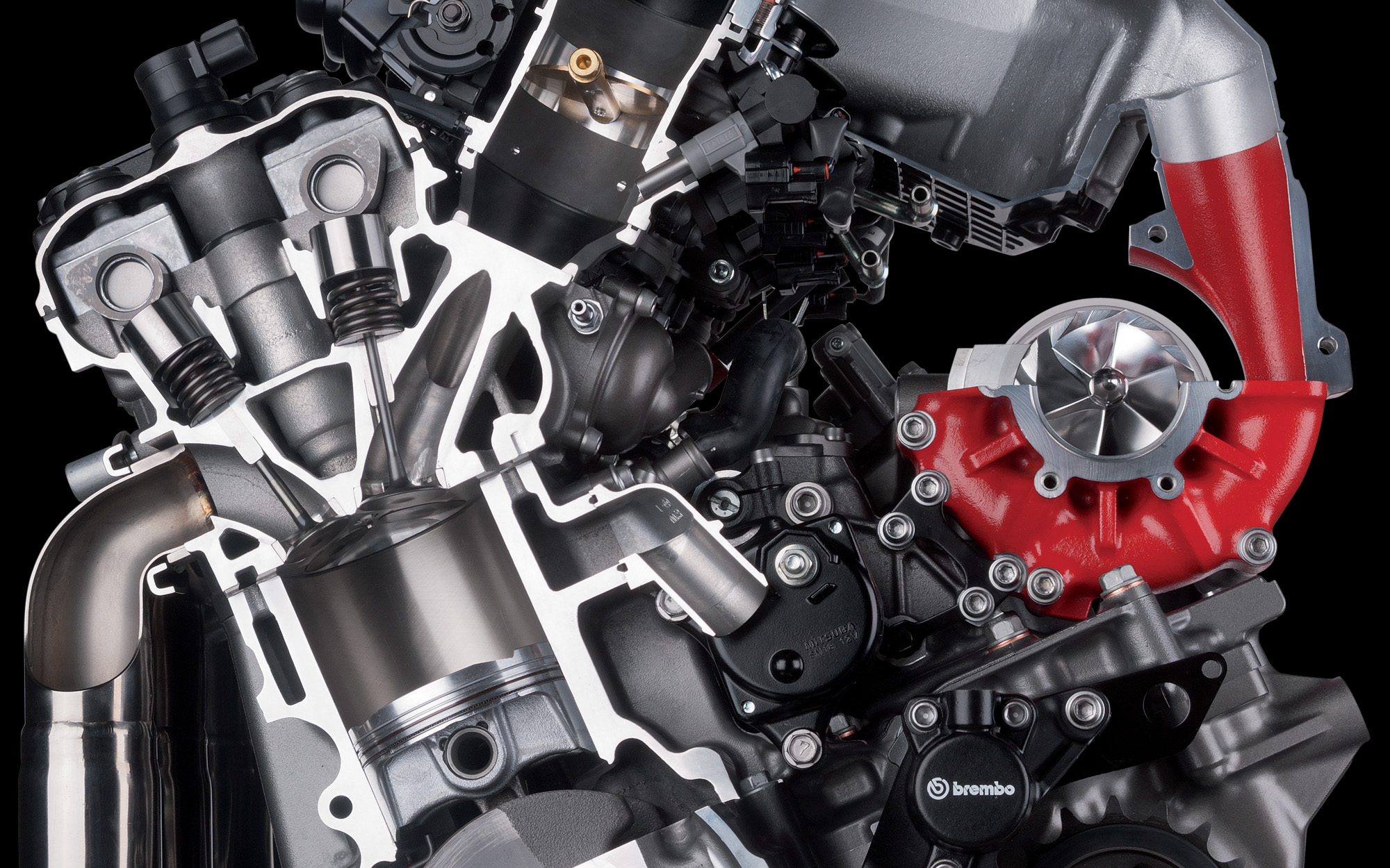 H2R Kawasaki 2015: la turbina del propulsore
