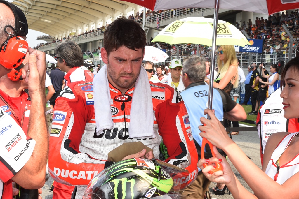 MotoGP 2014, Malesia, Cal Crutchlow, fermato da un problema tecnico