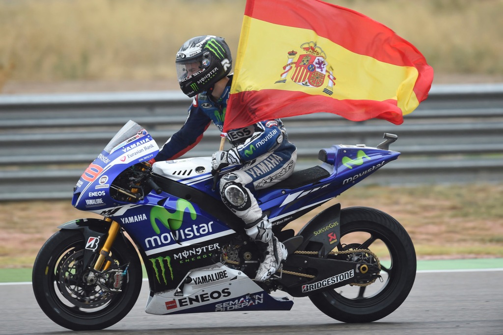 MotoGP 2014: Jorge Lorenzo, schiacciante la vittoria ad Aragon