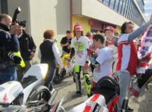 Arbolino e Bulega neo Campioni italiani al parco chiuso (C)Studiobergonzini.com