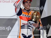 2013/04/07 – mgp – Round01 – Losail – MotoGP – Marc Marquez – Repsol Honda – No Bike – Podium