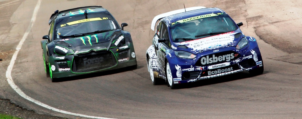 Andreas Bakkerud vince la gara  di Lydden del FIA Rallycross