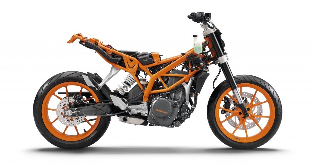 Telaio a traliccio per la KTM Duke 390