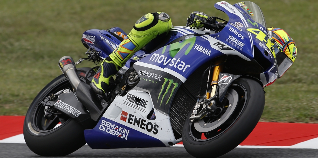 Valentino Rossi ha provato un nuovo scarico ieri