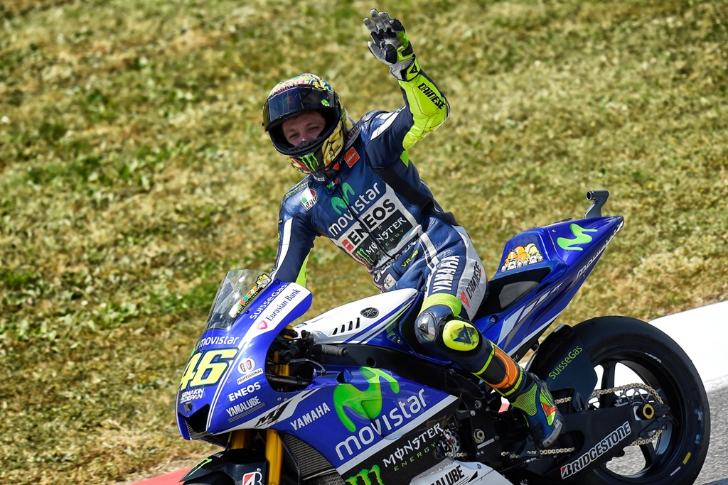 Rossi secondo al  GP Italia Mugello