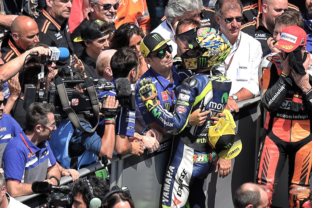 Rossi e Uccio al Mugello