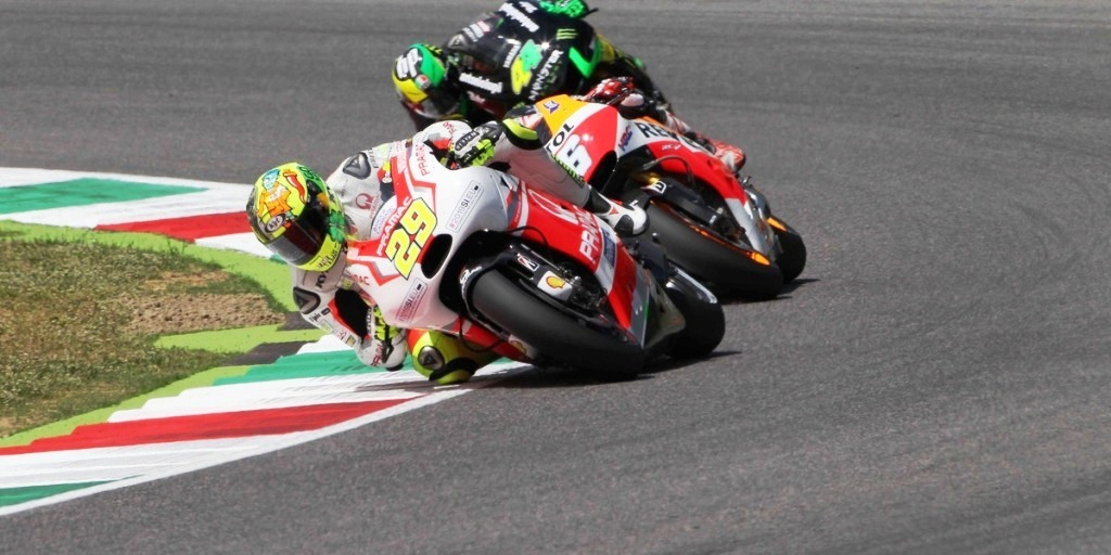 Iannone confonto con Pedrosa