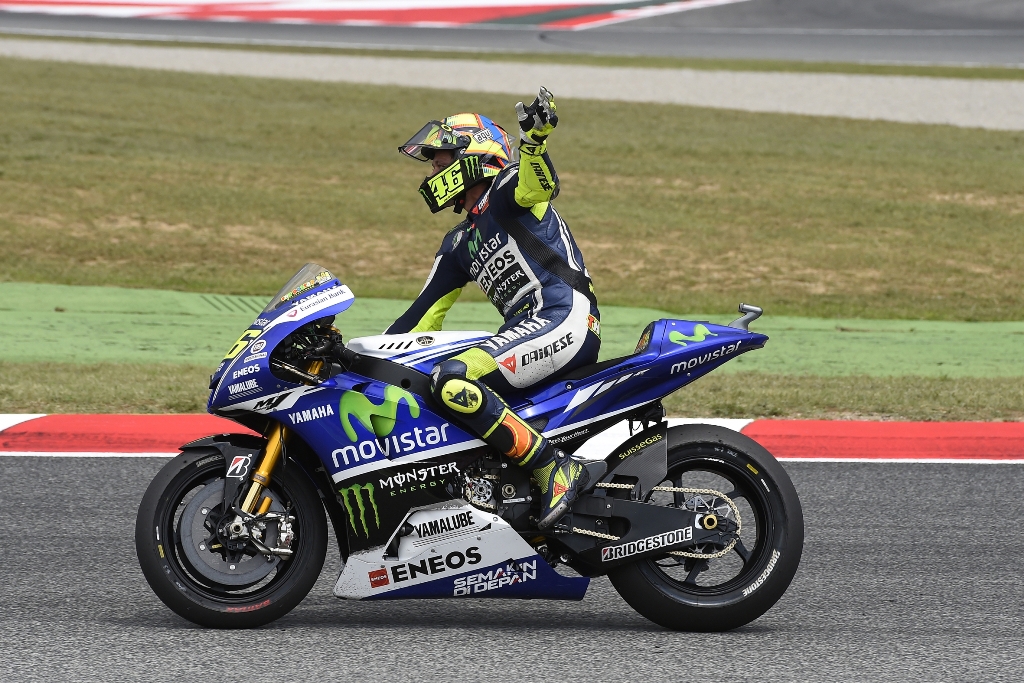 Valentino Rossi 2° a Montmelò dopo la lotta con Marquez