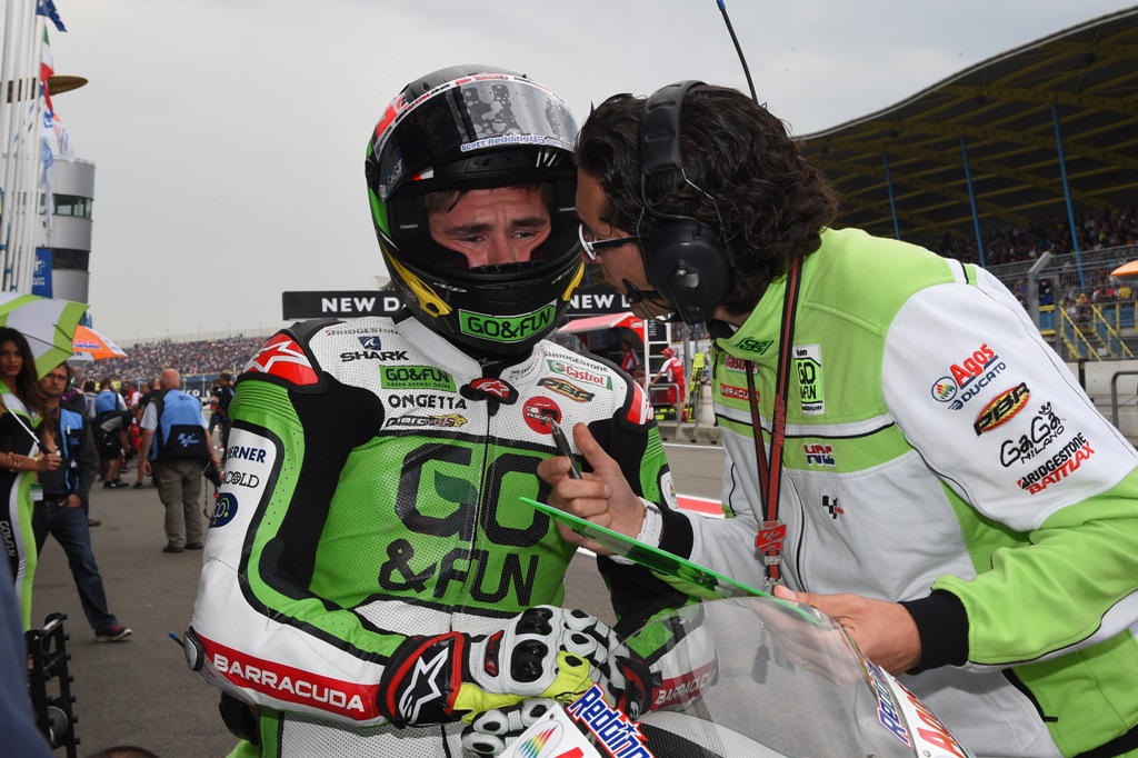 Scott Redding sulla griglia di partenza