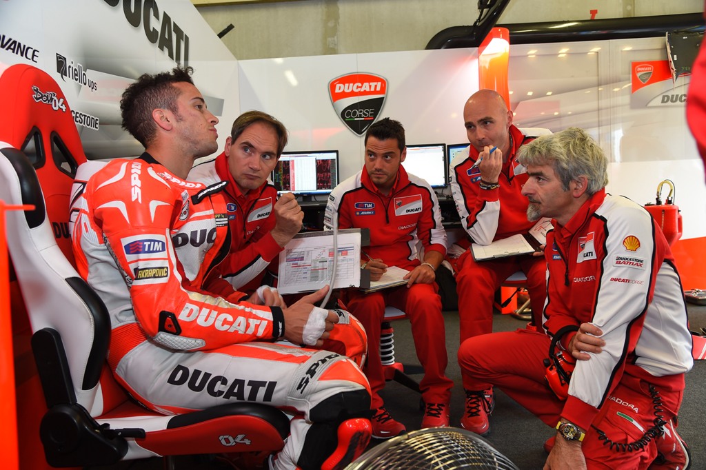 Andrea Dovizioso e  l'Ing Dall'Igna