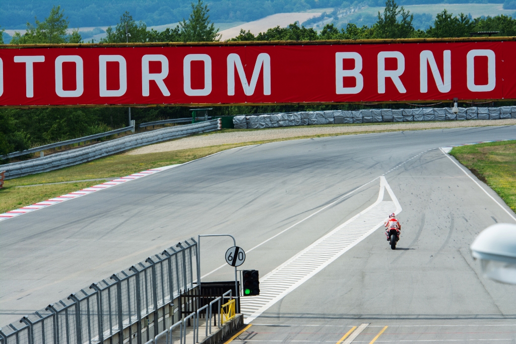 Test a Brno per la Honda 2015