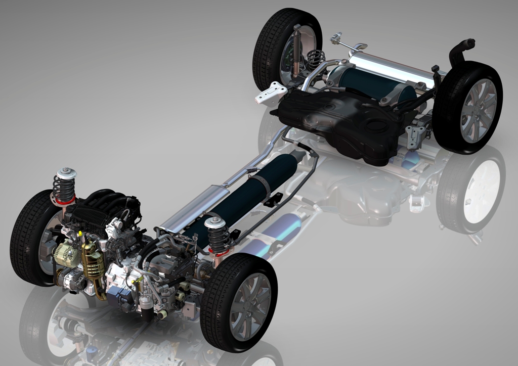 Schema trasmissione e motore di 2008 Peugeot