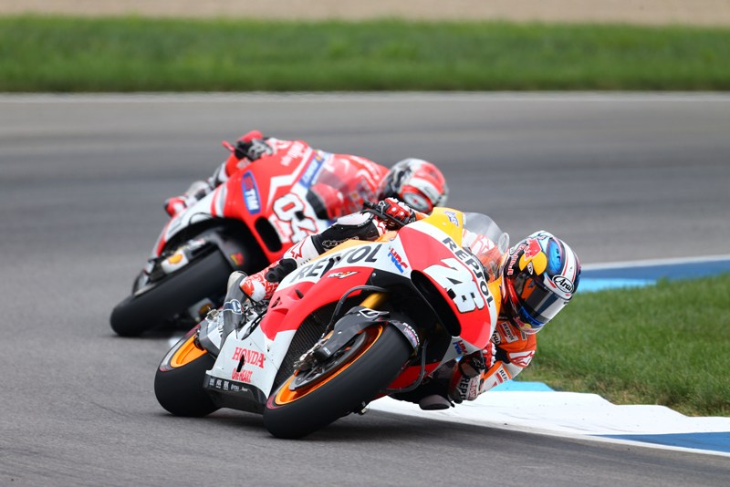 Dani Pedrosa non si è mai sentito a suo agio nel weekend di Indianapolis 2014