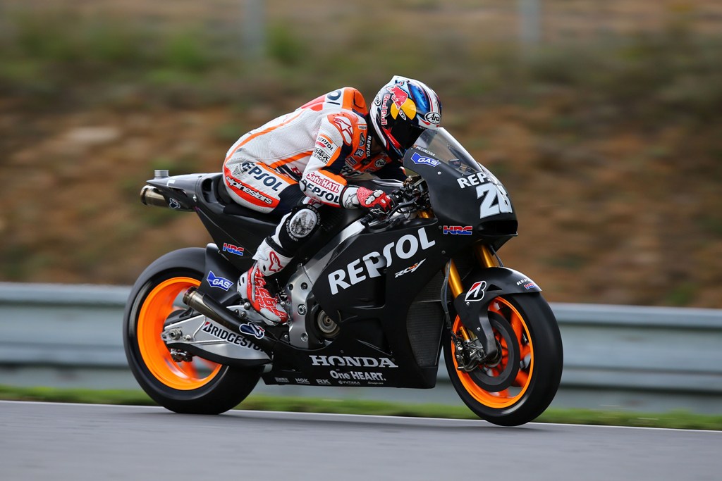 MotoGP 2014: terzo tempo per Pedrosa in sella al prototipo 2015 nei test postgara di Brno