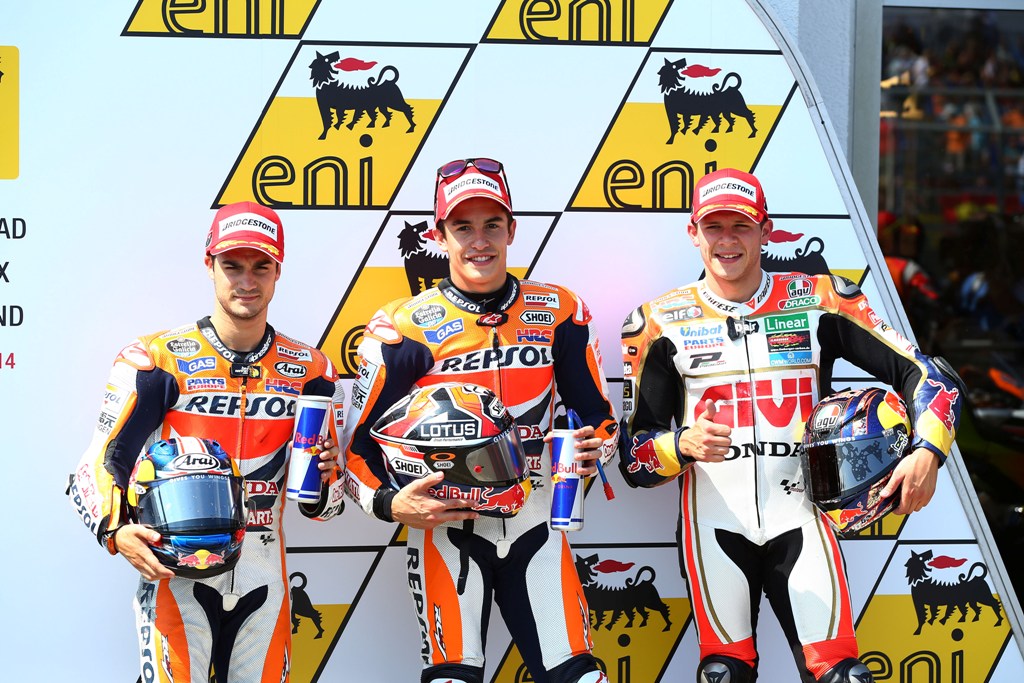 Marquez, Pedrosa e Bradl: così prima della paura estiva