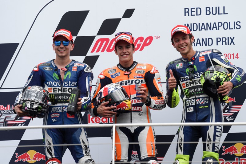 Eccoli i protagonisti di Indy: Marquez, Lorenzo e Rossi
