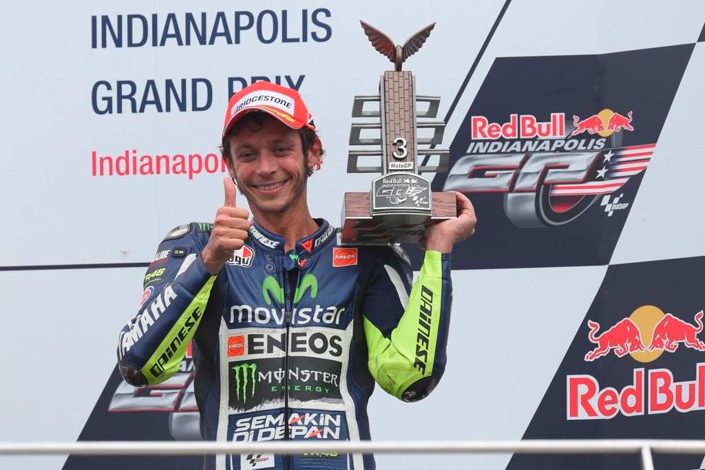 Valentino Rossi, Indianapolis 2014 MotoGP, podio
