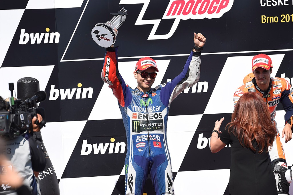 Jorge Lorenzo secondo posto a Brno 2014