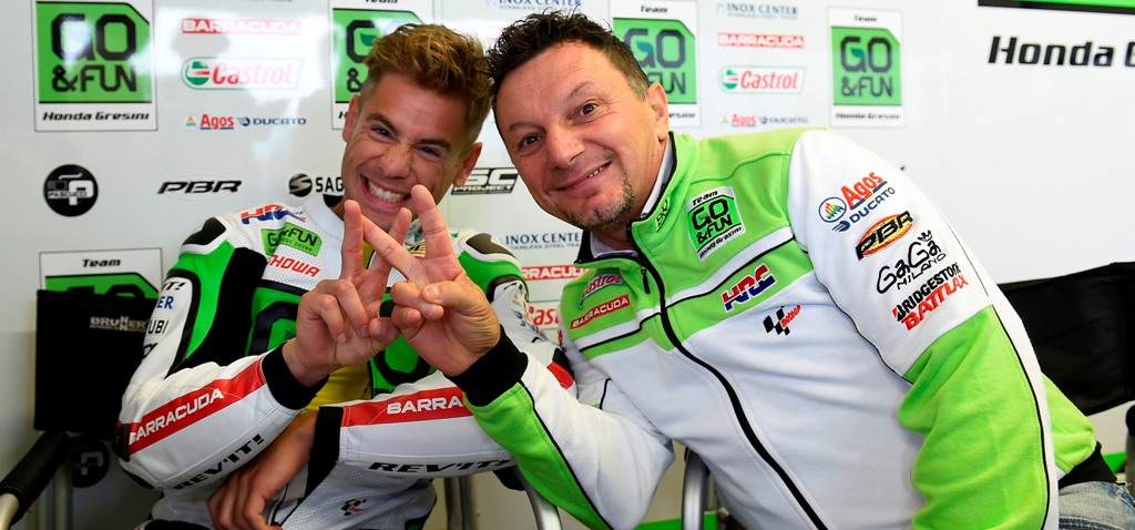 MotoGP: Alvaro Bautista e Fausto Gresini con Aprilia nel 2015 e 2016 con Aprilia