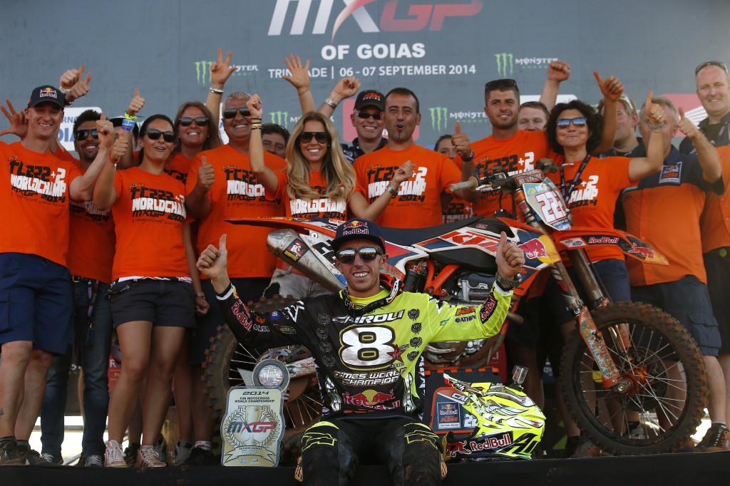 MX 2014: Cairoli ed il suo team KTM, otto titoli e si avvicina ad Everts