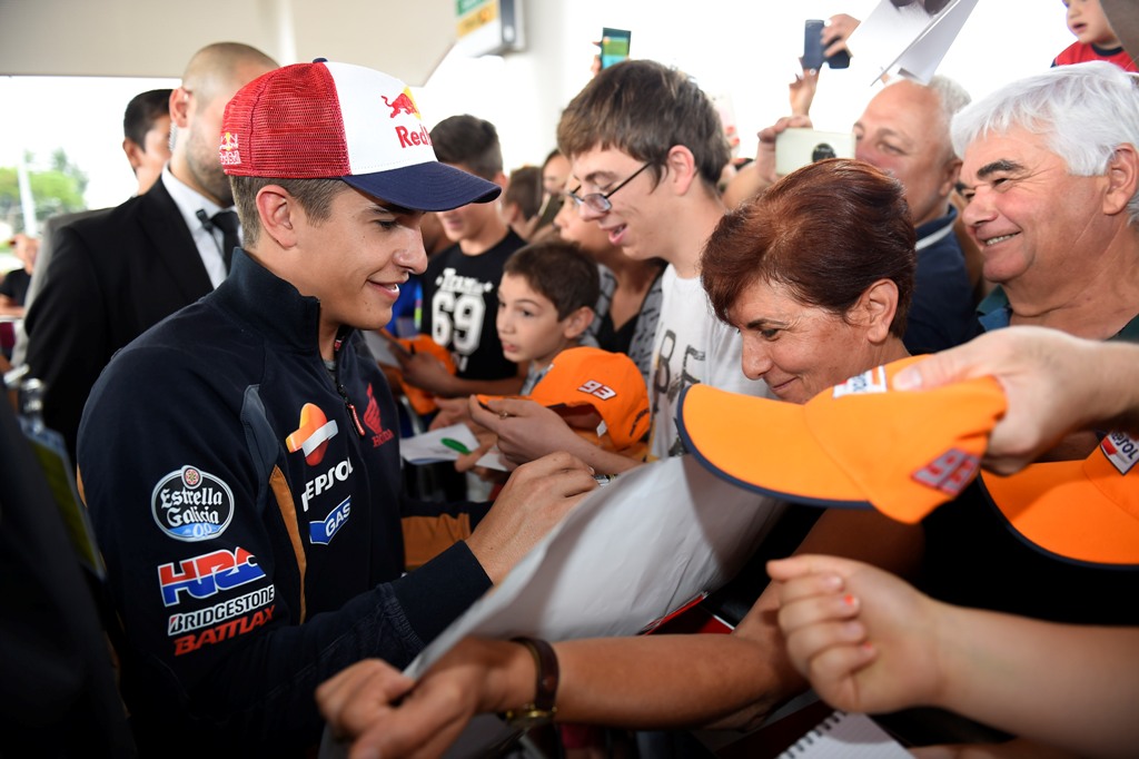MotoGP Misano 2014: tanti tifosi per Marquez a Corpolo