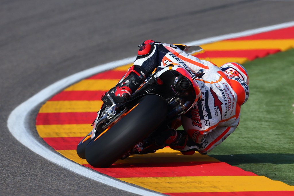 MotoGP 2014, Aragon, Honda ha forse sbagliato la strategia di gara per il cambio moto