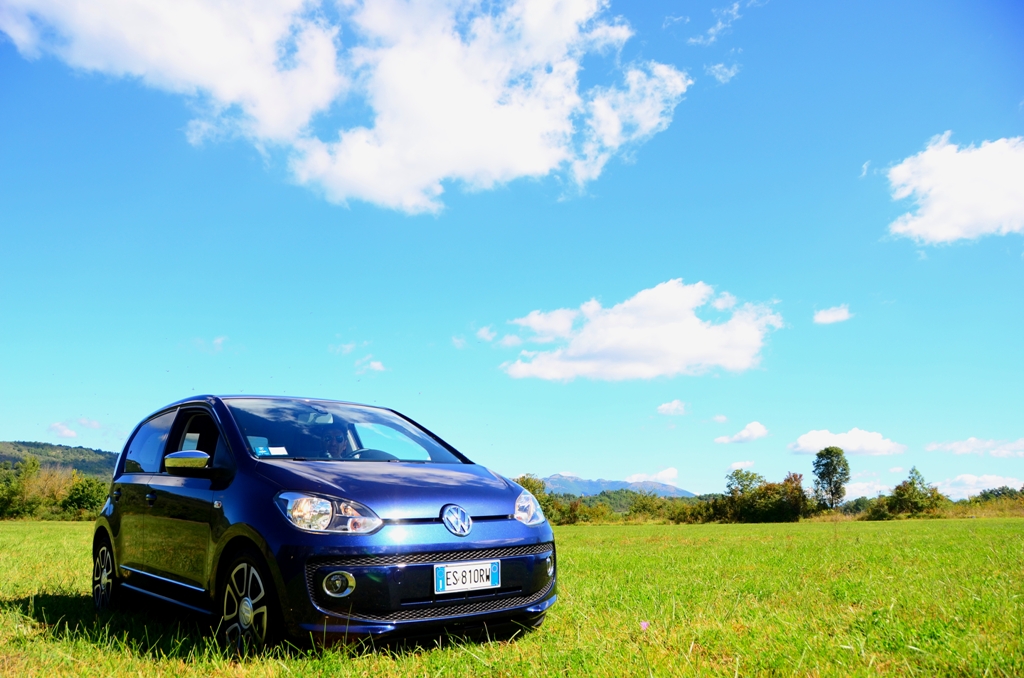 La Volkswagen UP! in versione 5 porte, tanto spazio per tutti