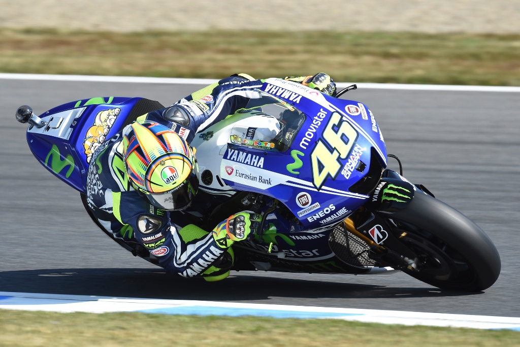 MotoGP 2014: Valentino Rossi, terzo a Motegi,pari punti con Pedrosa