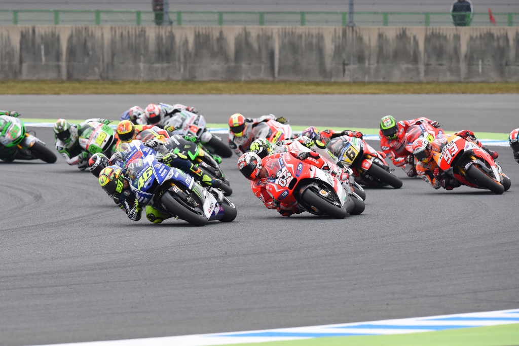 MotoGP 2014: la partenza a Motegi della MotoGP, Round 15 del Motomondiale