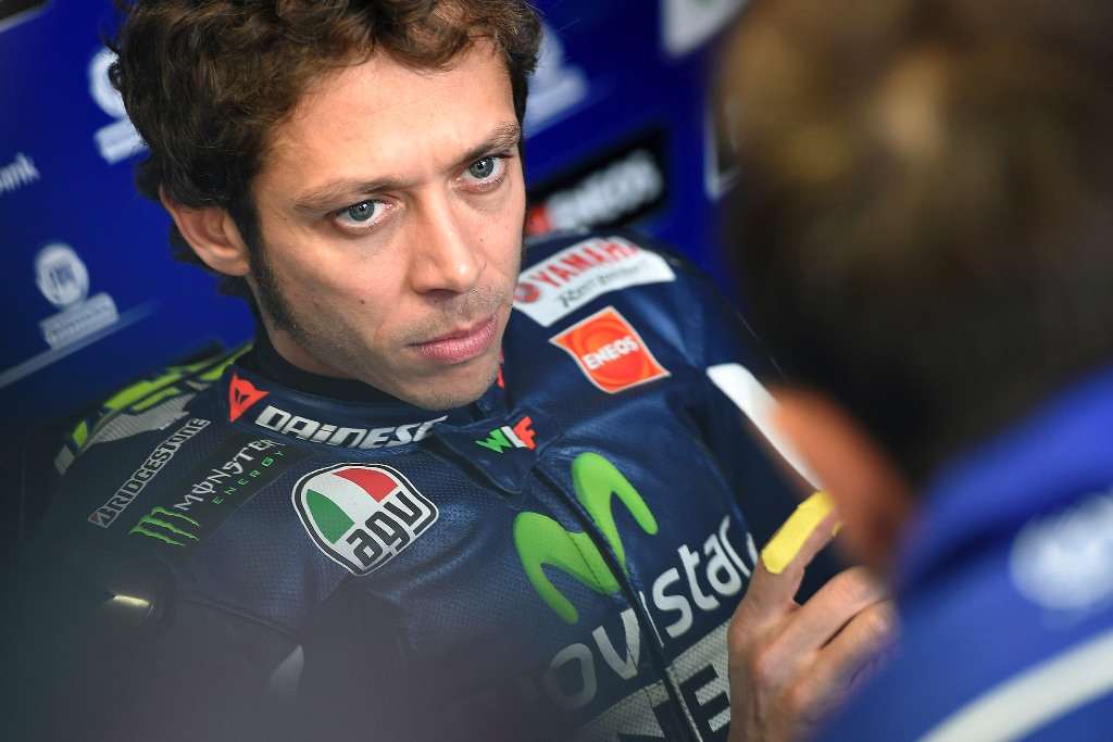 MotoGP 2014, Australia, Valentino Rossi, box Yamaha