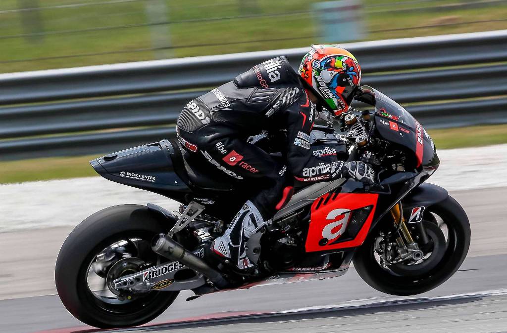 MotoGP 2015, test Sepang 2 Aprilia MotoGP Melandri