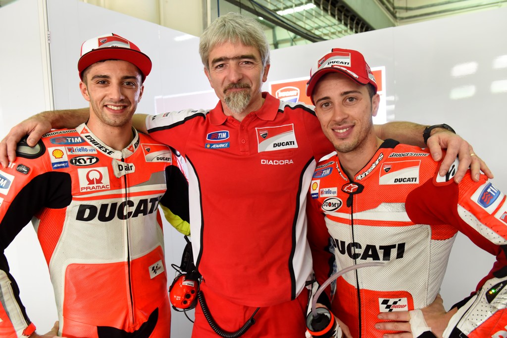 MotoGP 2015, Iannone, Dall'Igna e Dovizioso, tutto made in Italy il Ducati Team 2015