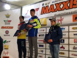 Il podio della Cadetti con Silvi ptimo ed ora leader di classifica