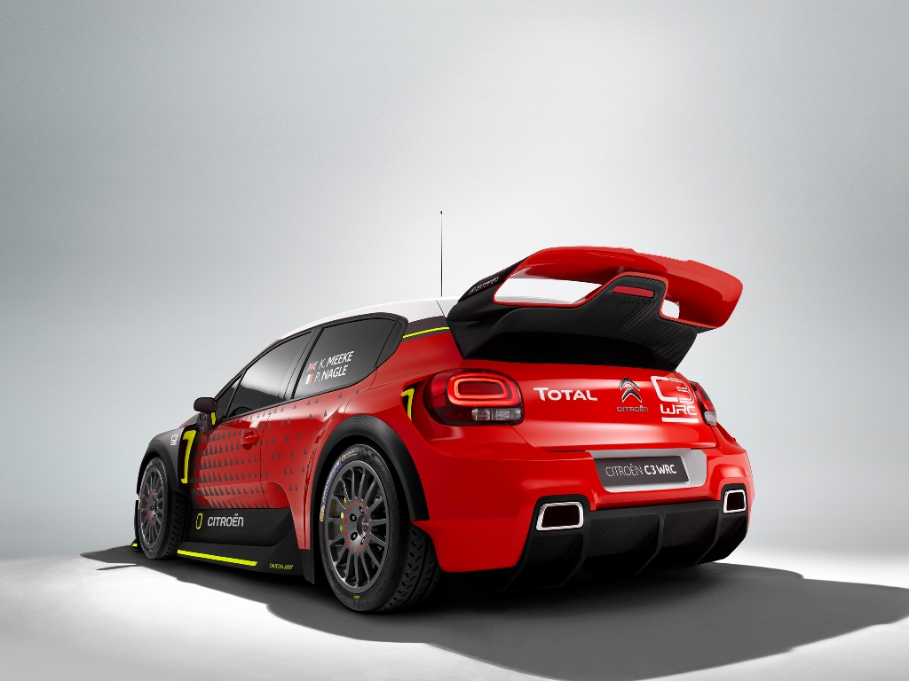 WRC 2017 Citroen, spoiler più grandi per il nuovo regolamento FIA