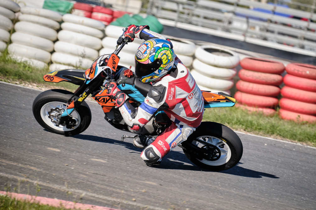 Kayo Moto TD 160 Motard in pista con poca spesa
